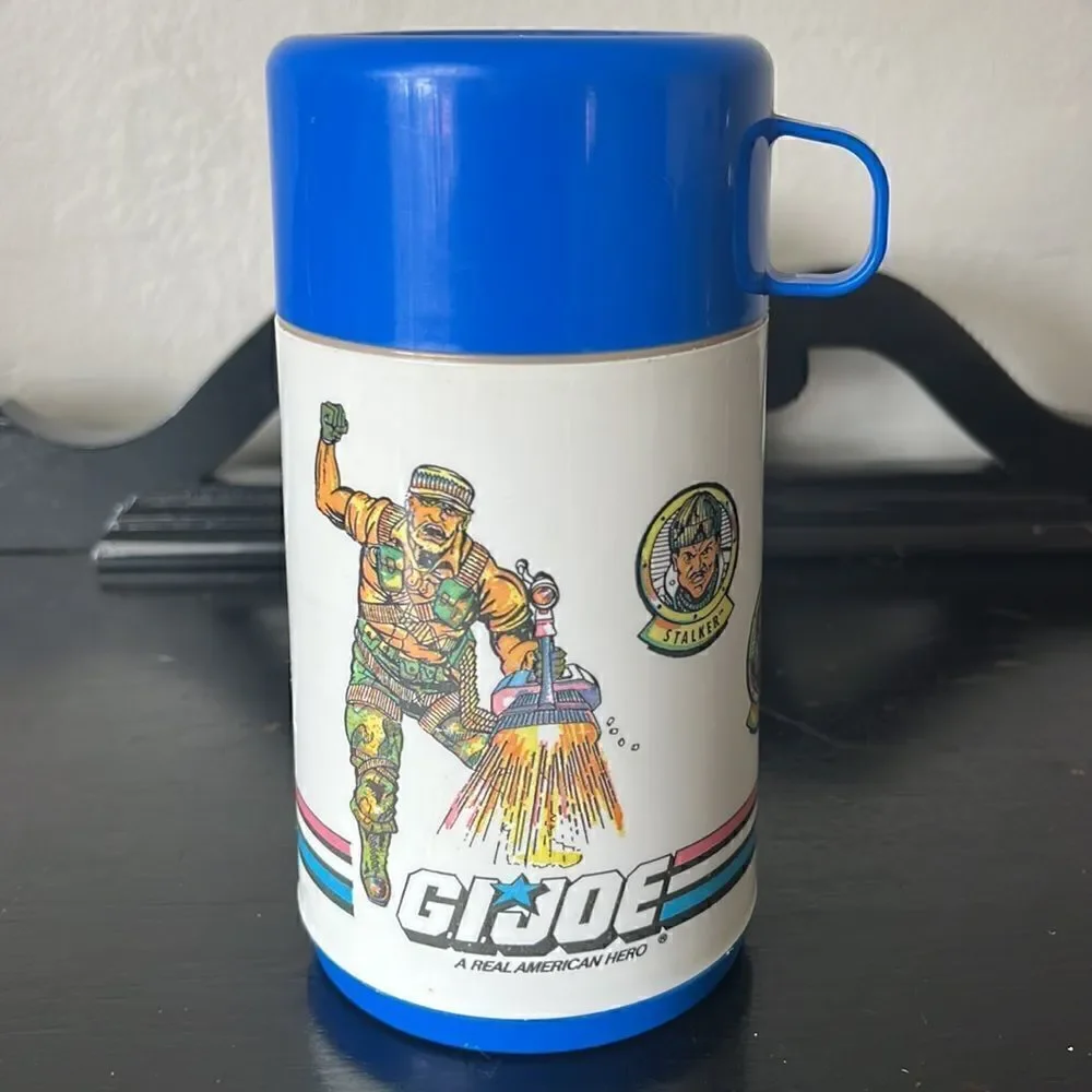 1989 Hasbro G.I. Joe a real American hero thermos